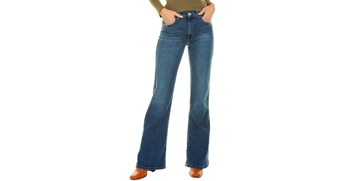 Joe's Jeans Molly Herculina Highrise Flare Jean in Blue Lyst