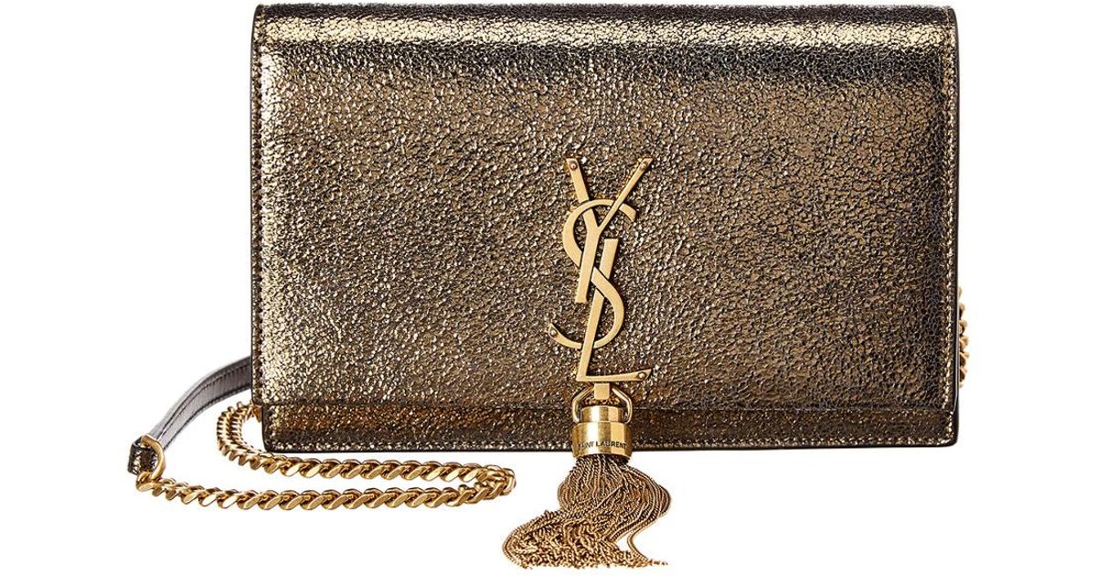 ysl kate chain wallet with tassel