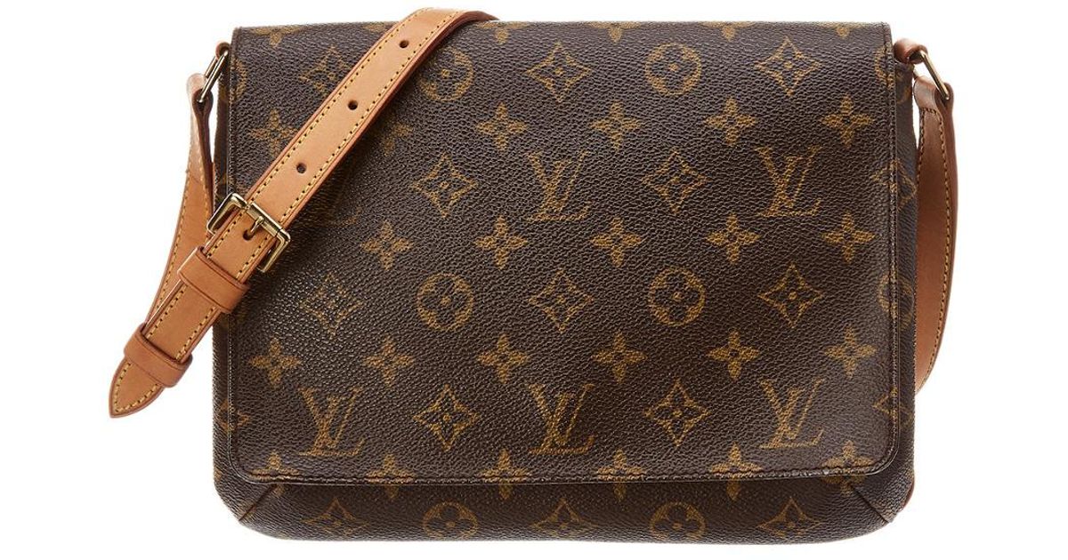 Louis Vuitton Monogram Canvas Musette Tango in Brown - Lyst