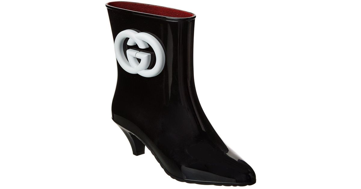 gucci rubber boots
