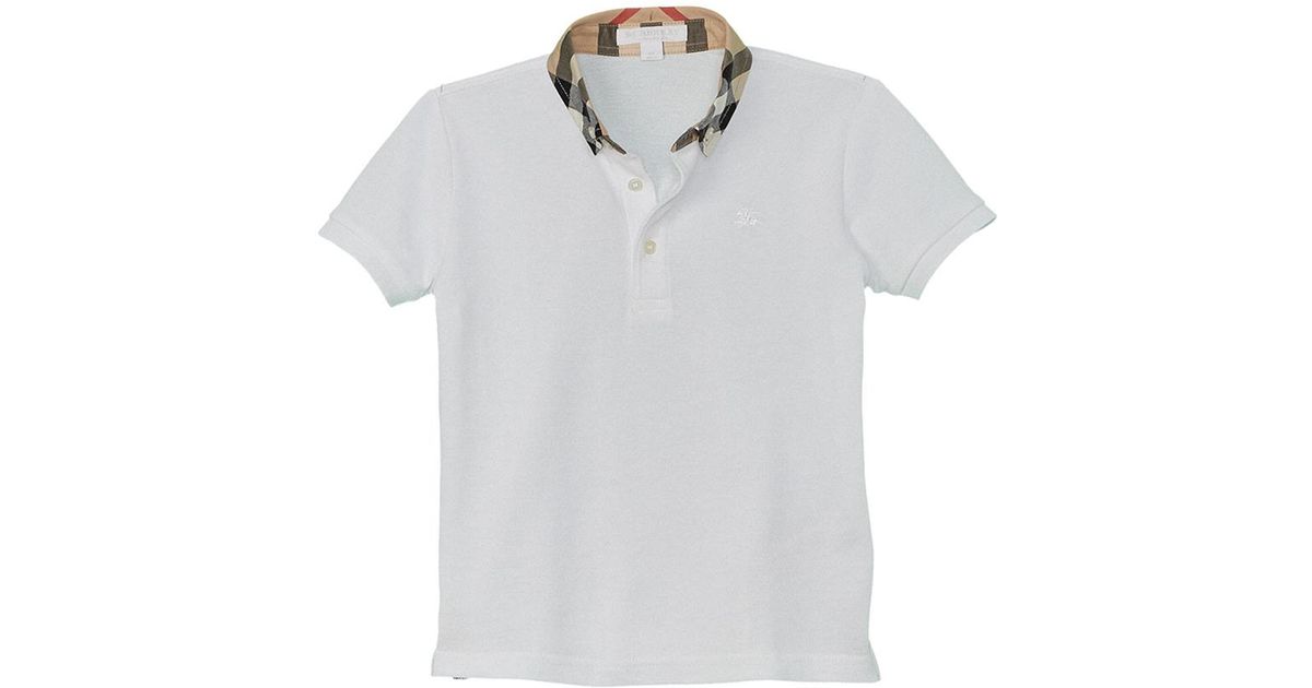 burberry boys polo shirts