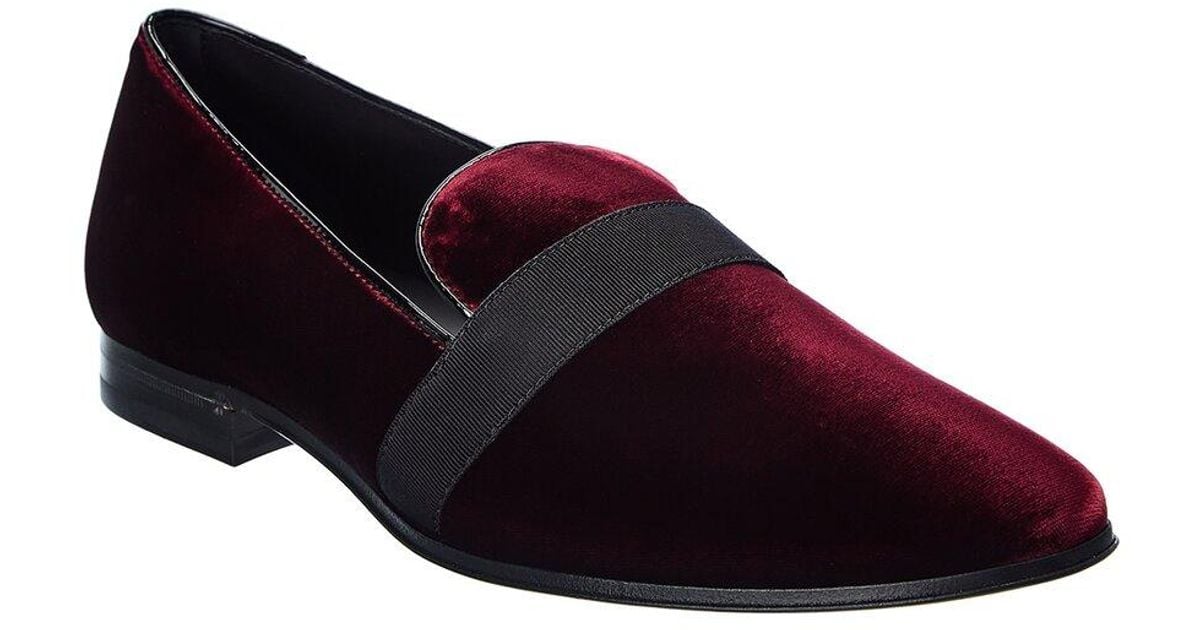 Tods Velvet & Patent Loafer Tod main image 2