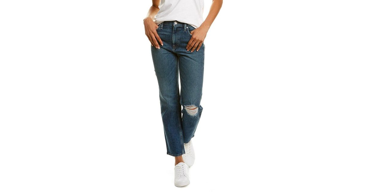 Hudson Jeans Remi At Last Straight Ankle Jean in Blue | Lyst