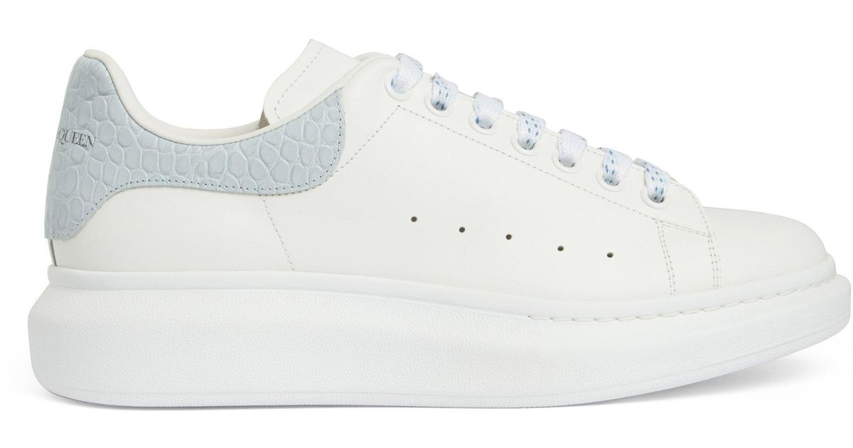 Alexander McQueen Sneakers Oversize In Pelle Bianca in White for Men | Lyst