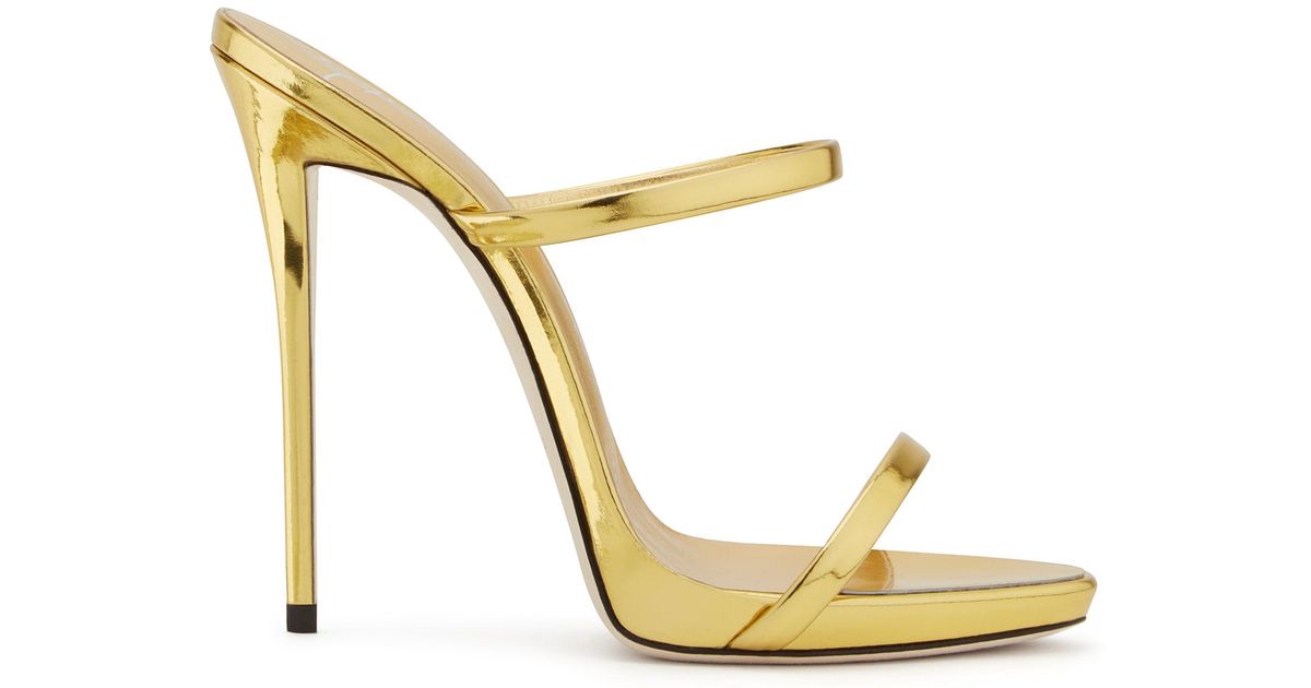 Giuseppe Zanotti Leather Darsey in Metallic - Lyst
