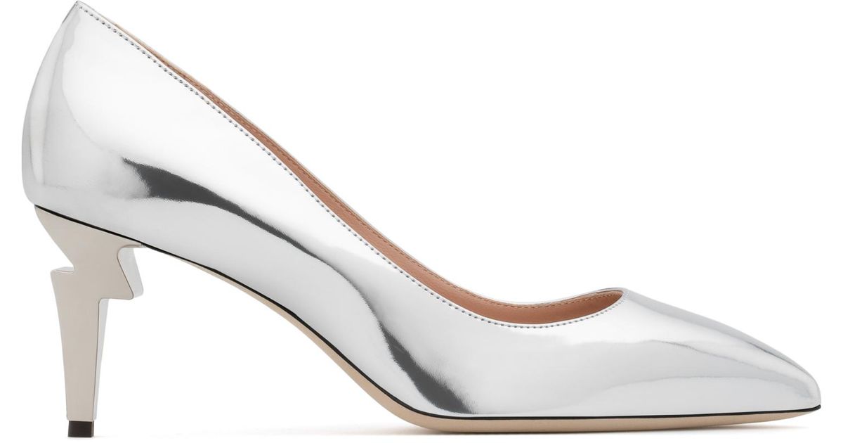 giuseppe zanotti silver heels