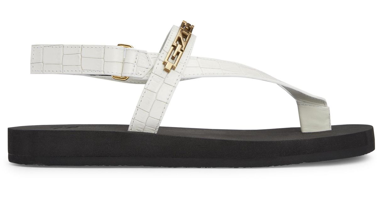 Giuseppe Zanotti Hydra Monogram in White for Men | Lyst