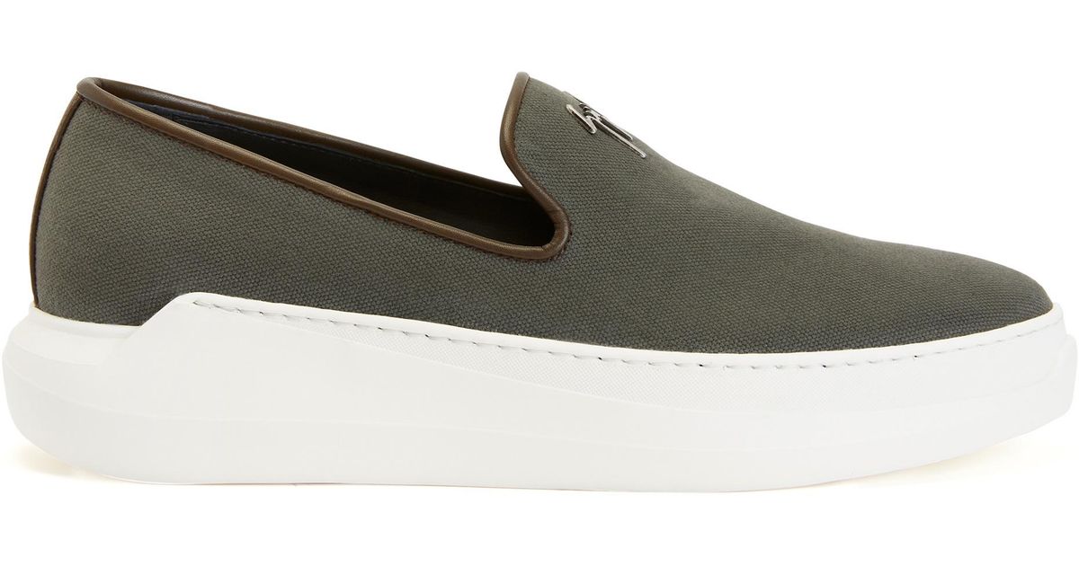 Giuseppe Zanotti Conley Zip in Green for Men | Lyst
