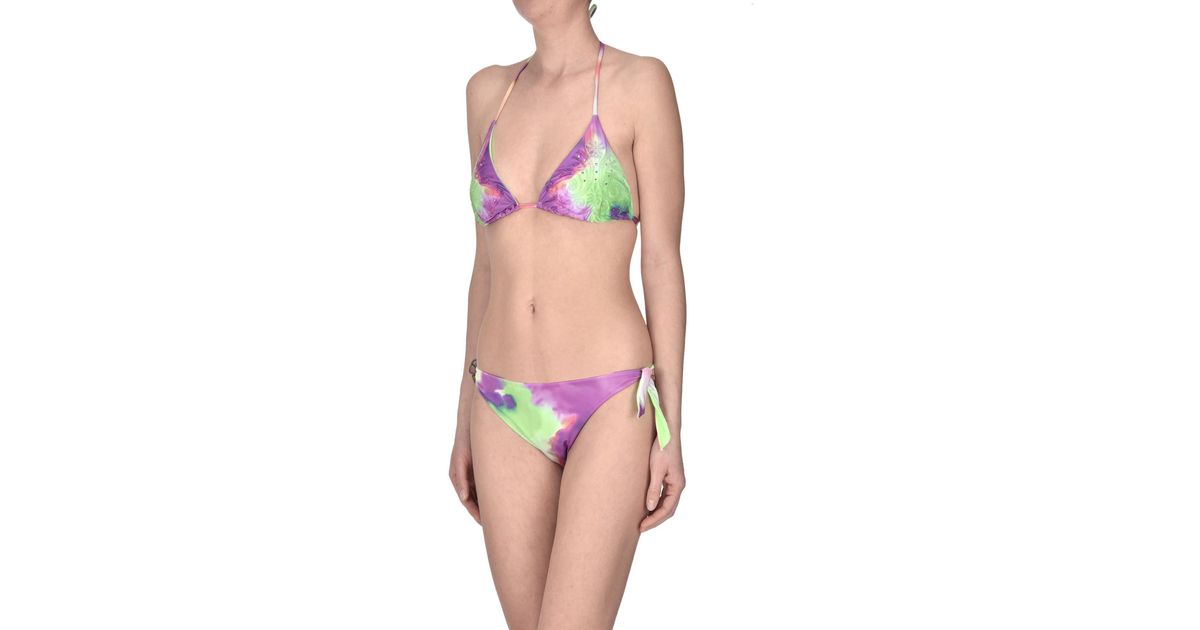 Tie Dye Plus Size Bikini Set