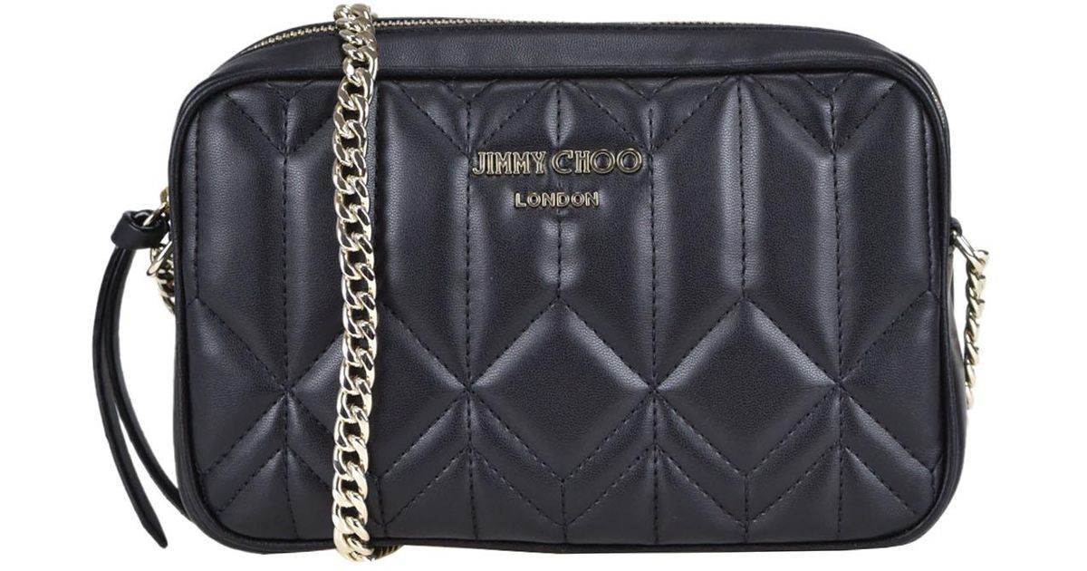Jimmy Choo Quilted Leather Camera Bag in Black Lyst