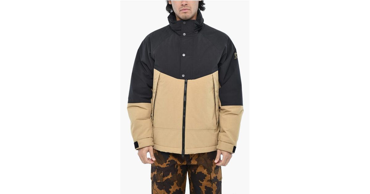 Woolrich Snap Buttons Two-Tone Himalayan Jacket in Blue for Men | Lyst UK