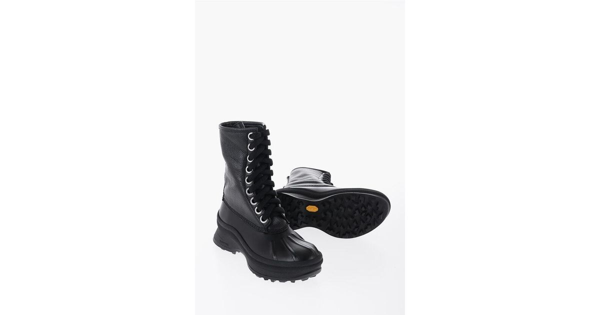 Jil sander combat boots discount