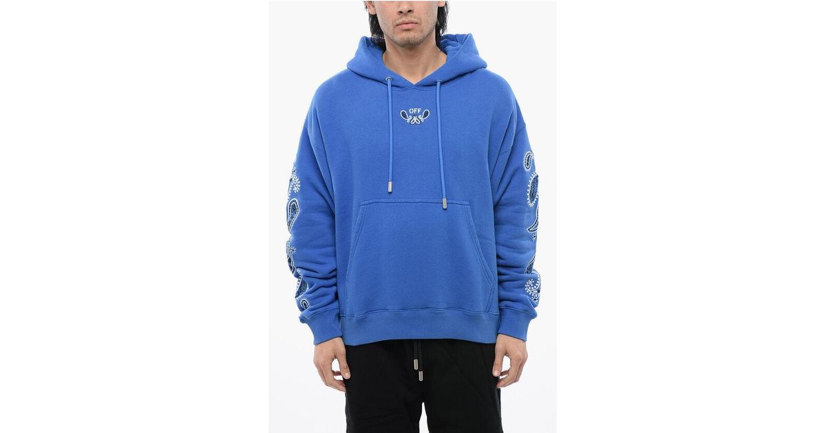 Off-White c/o Virgil Abloh Embroidered Brushed Cotton Bandana