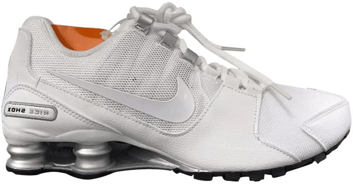 all white shox