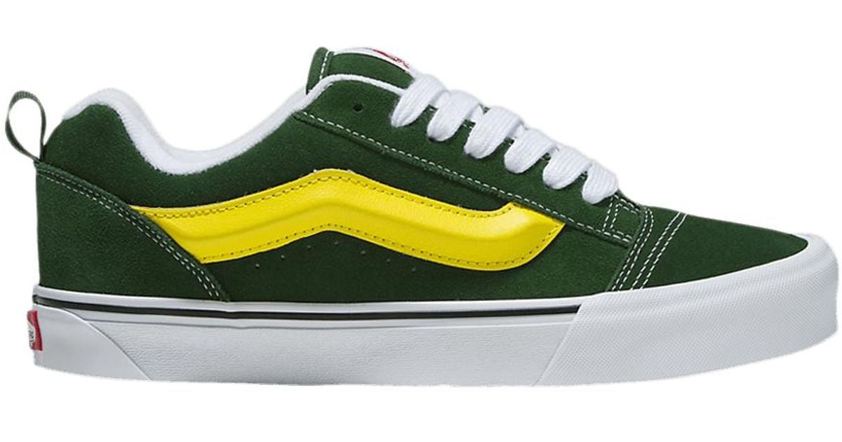 Vans Knu-skool 'green Yellow' for Men | Lyst