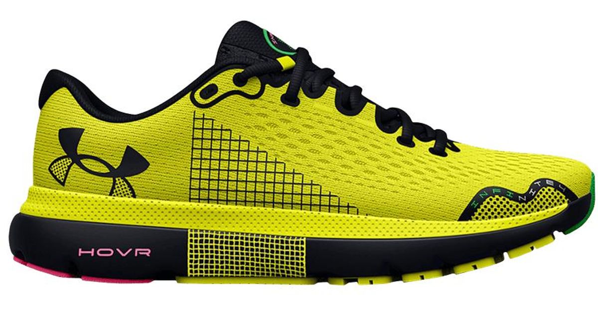 Under Armour Hovr Infinite 4 'yellow Ray Pink' for Men | Lyst