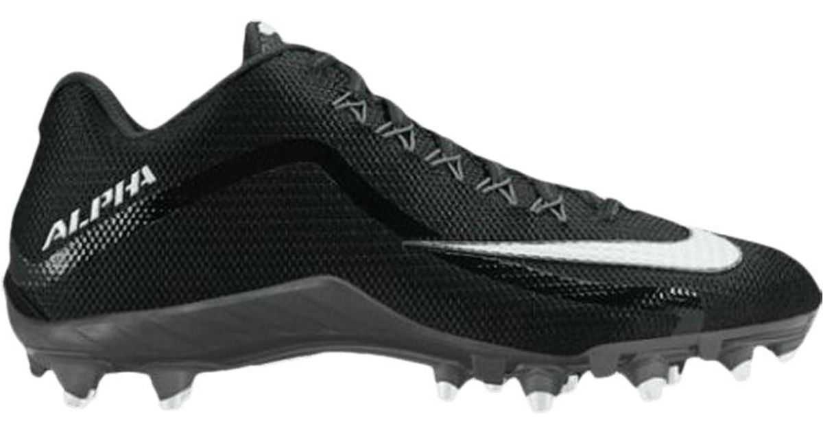nike alpha pro td all white