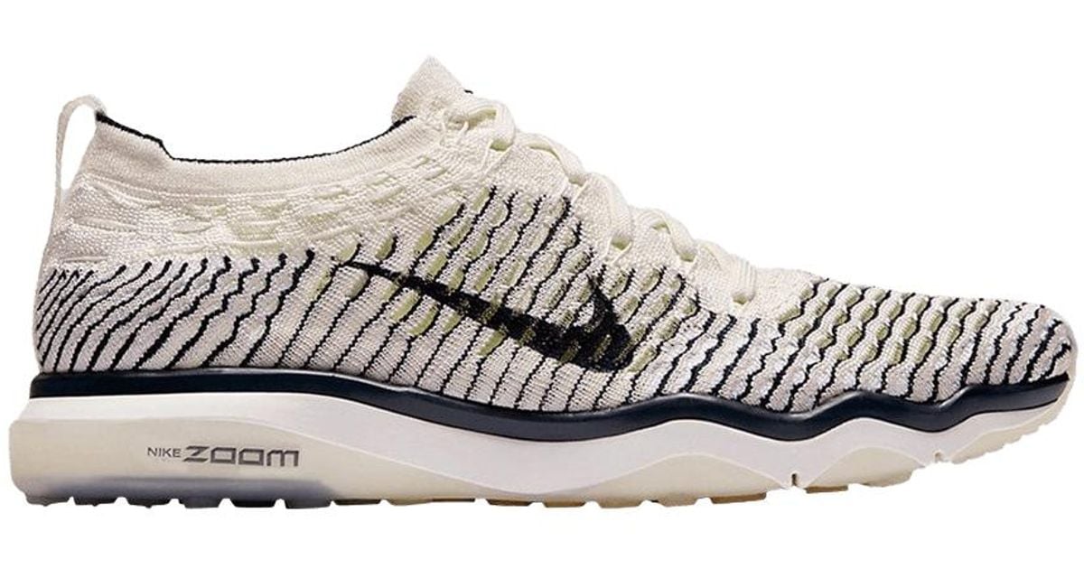 Nike Air Zoom Fearless Flyknit Indigo 'sail College Navy' in White | Lyst