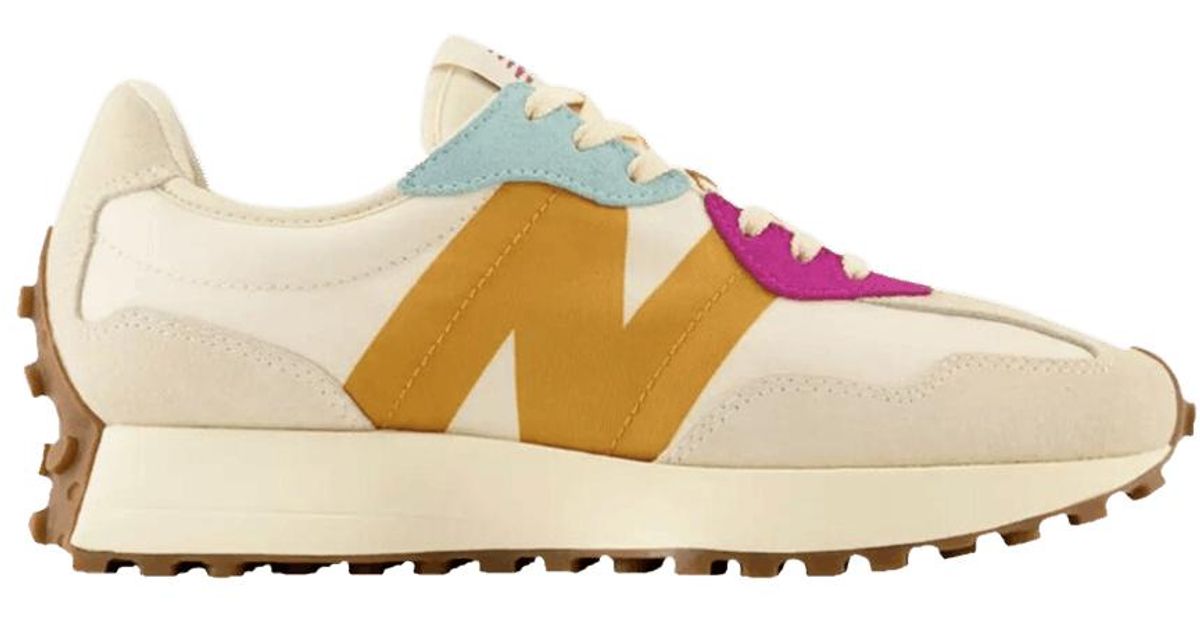 new balance 327 cream green