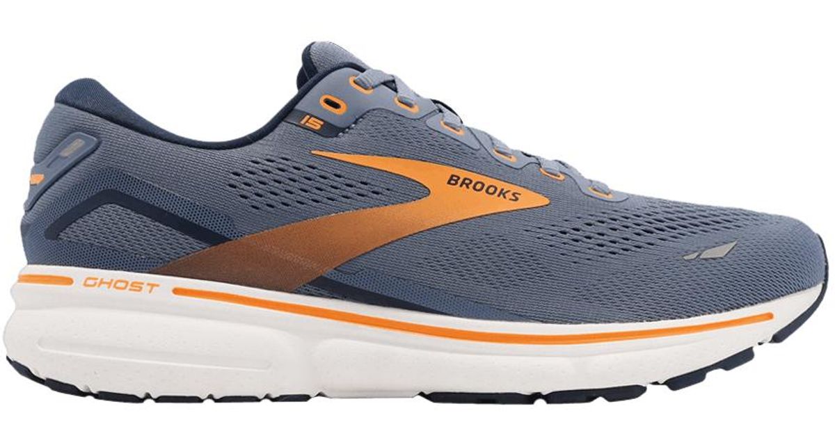 Brooks Ghost 15 'flintstone Orange Pop' in Blue for Men Lyst