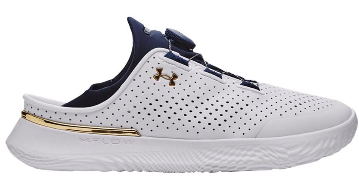 Under Armour Slipspeed 'white Midnight Navy' in Blue for Men Lyst