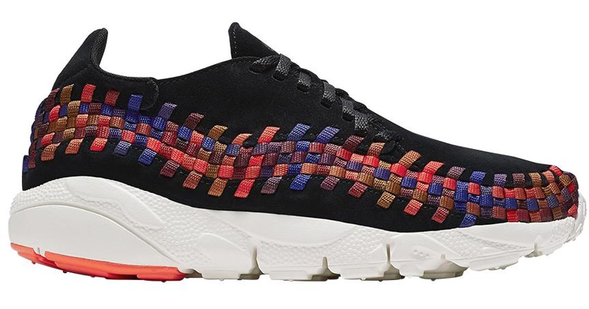 Nike Air Footscape Woven Nm 'black Total Crimson' in Blue for Men | Lyst