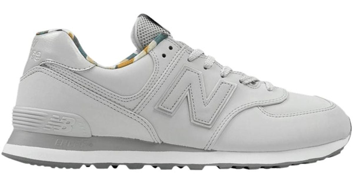 New Balance 574 'light Aluminum Camo' in Gray for Men Lyst
