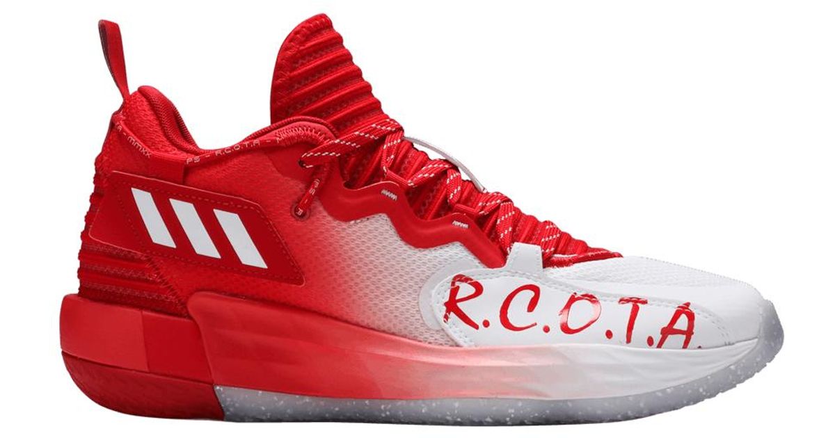 adidas Dame 7 Extply 'r.c.o.t.a.' in Red for Men Lyst