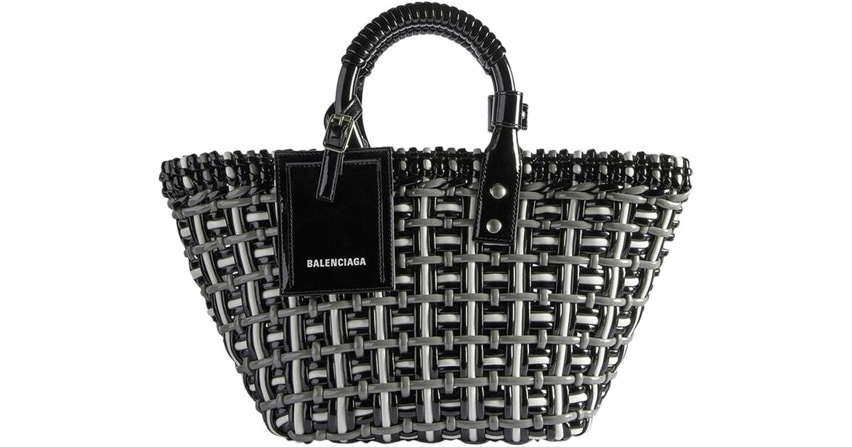Balenciaga Bistro Xs Basket With Strap 'black' | Lyst