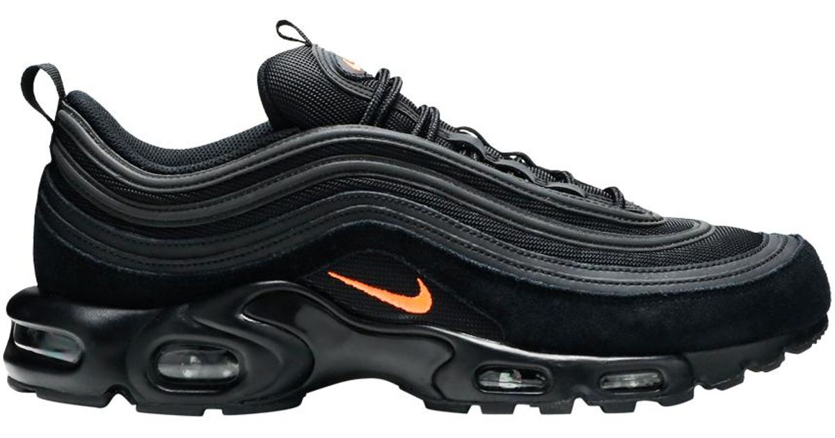 nike air max plus 97 black hyper crimson