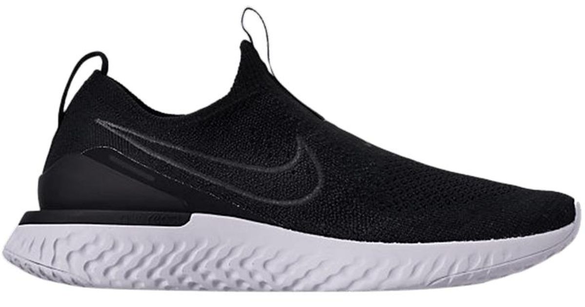 Nike Epic Phantom React Flyknit in Black for Men - Lyst