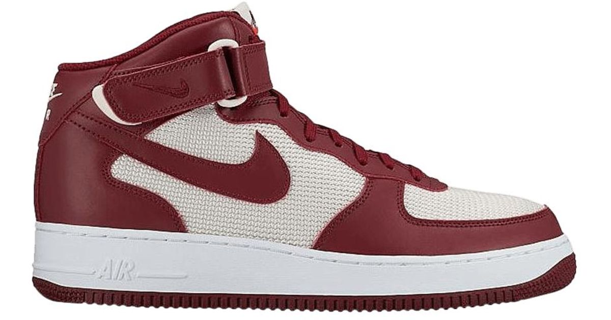 Nike Air Force 1 Mid '07 'team Red' for Men | Lyst