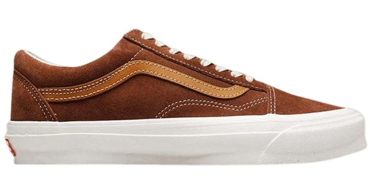 Vans Og Old Skool Lx in Brown for Men - Lyst