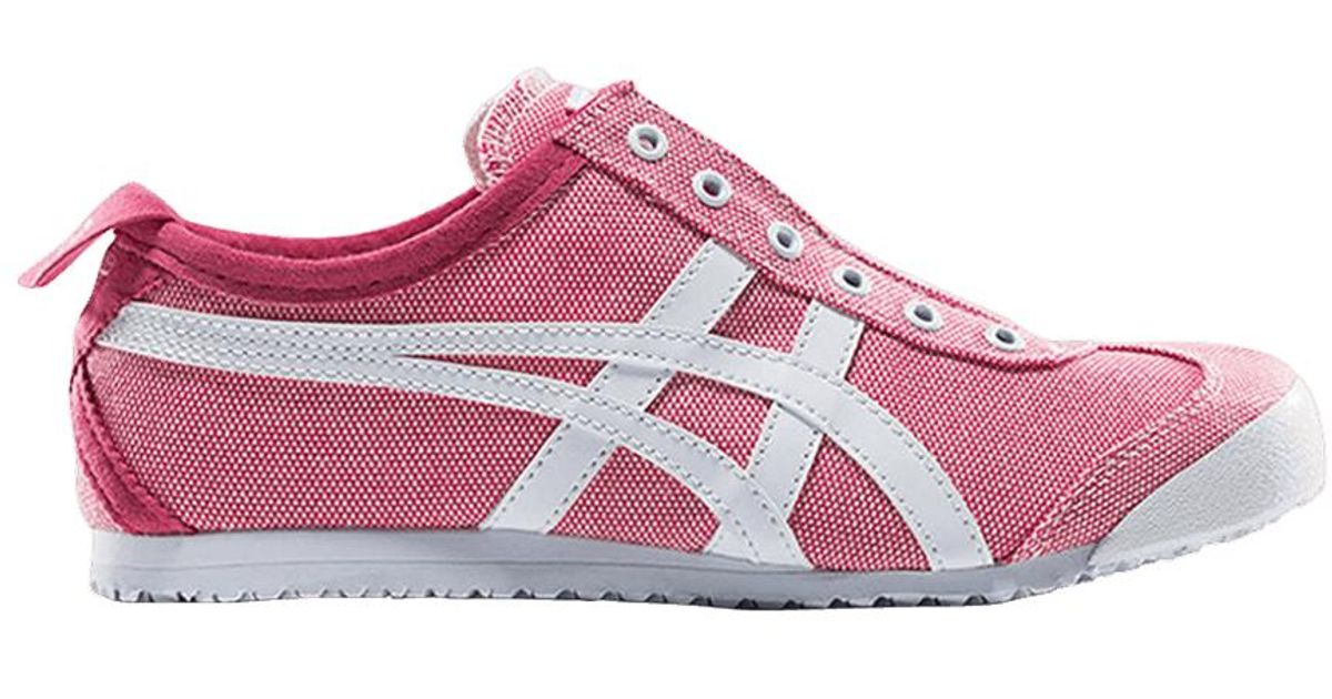 onitsuka tiger pink slip on