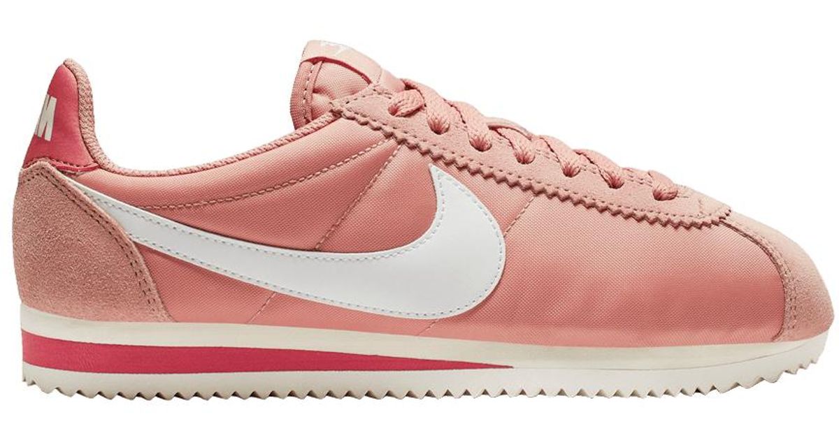 nike cortez pink and gold