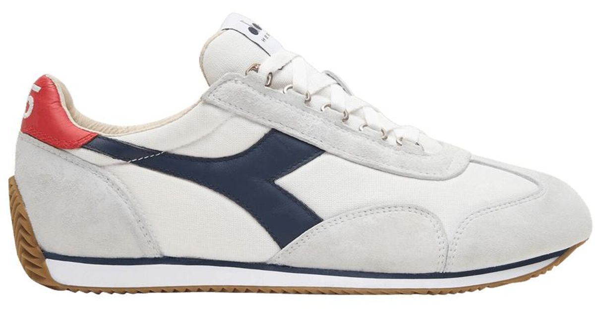 Diadora Equipe H Canvas Stone Wash 'white Blue Denim Gum' for Men Lyst