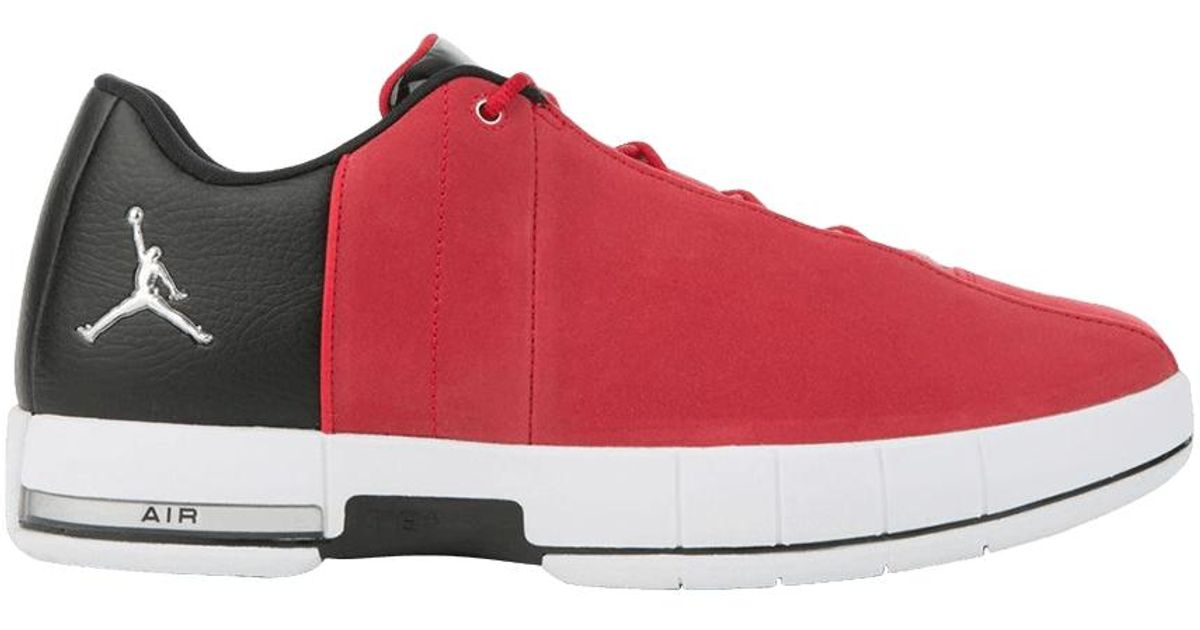 jordan te 2 low black red
