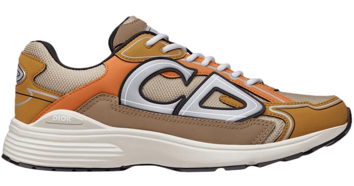 Dior B30 'reflective Cd30 - Cream Orange' in Brown for Men | Lyst