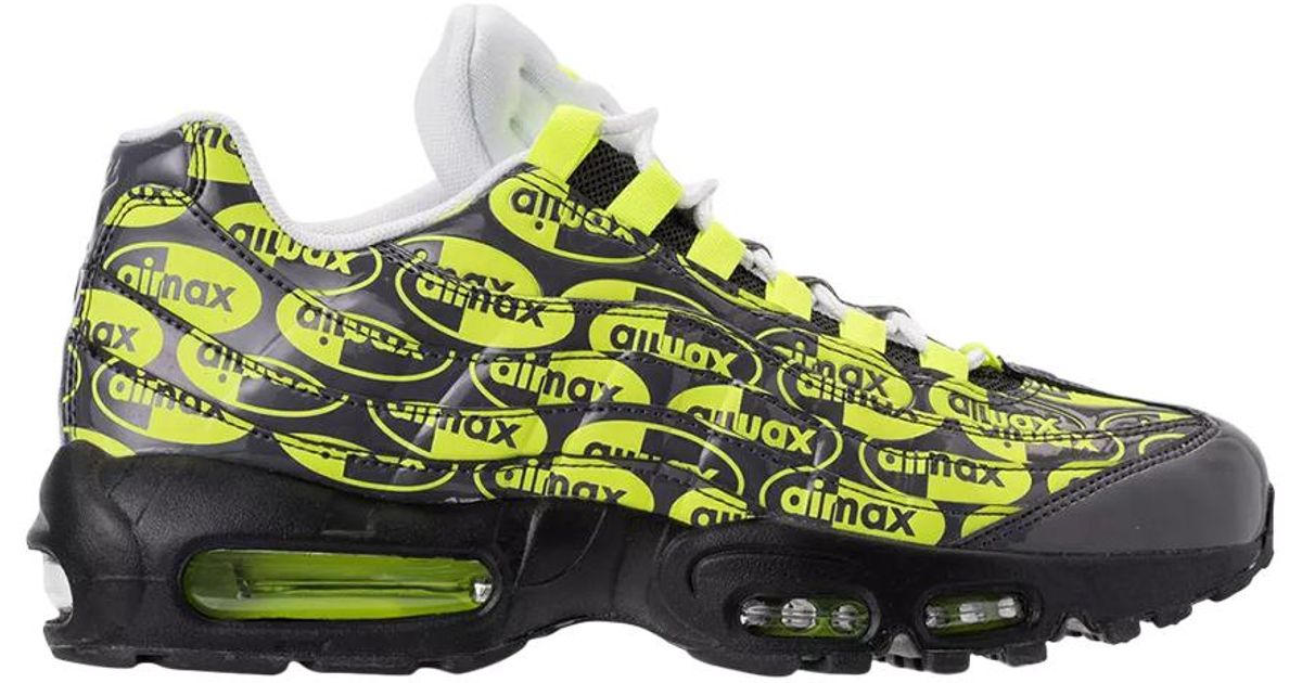 black and yellow air max 95