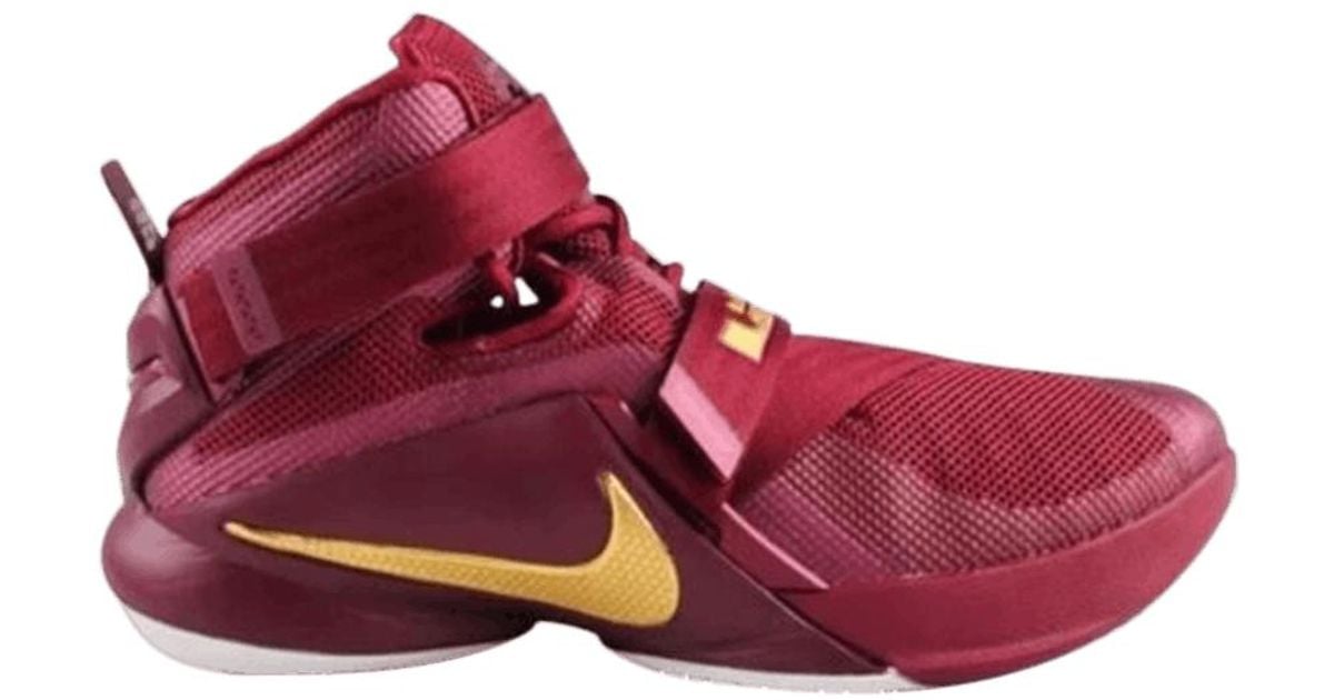 Nike Lebron Soldier 9 Premium in Red for Men | Lyst