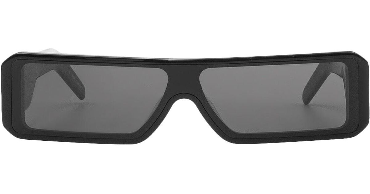 Rick Owens Gethshades Sunglasses 'black' Lyst