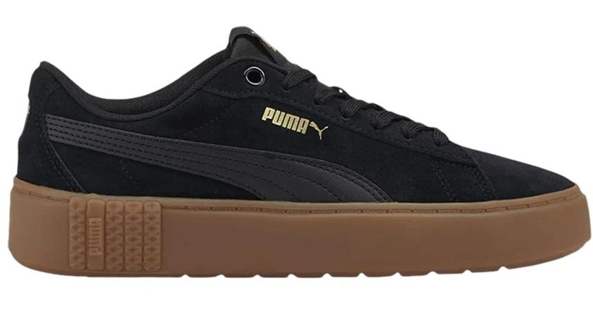puma smash platform black