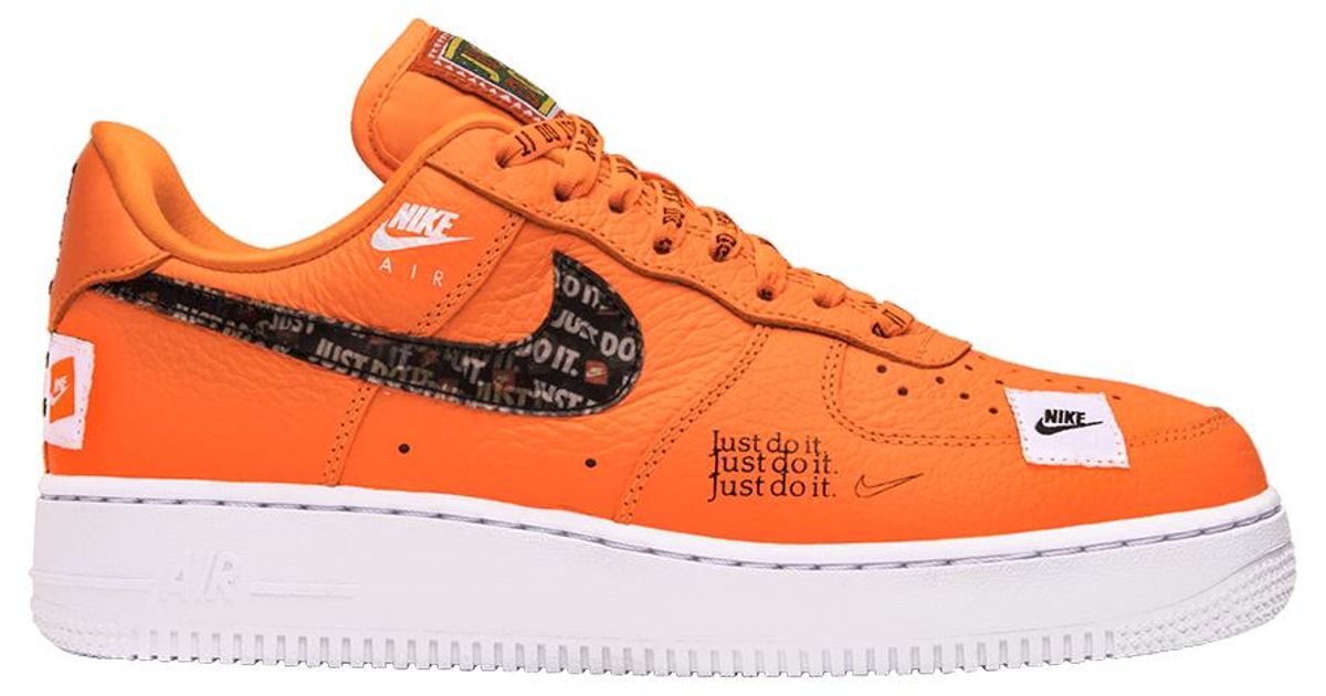 Nike Air Force 1 07 Prm Jdi Shoes - Size 11.5 in Orange for Men - Save ...