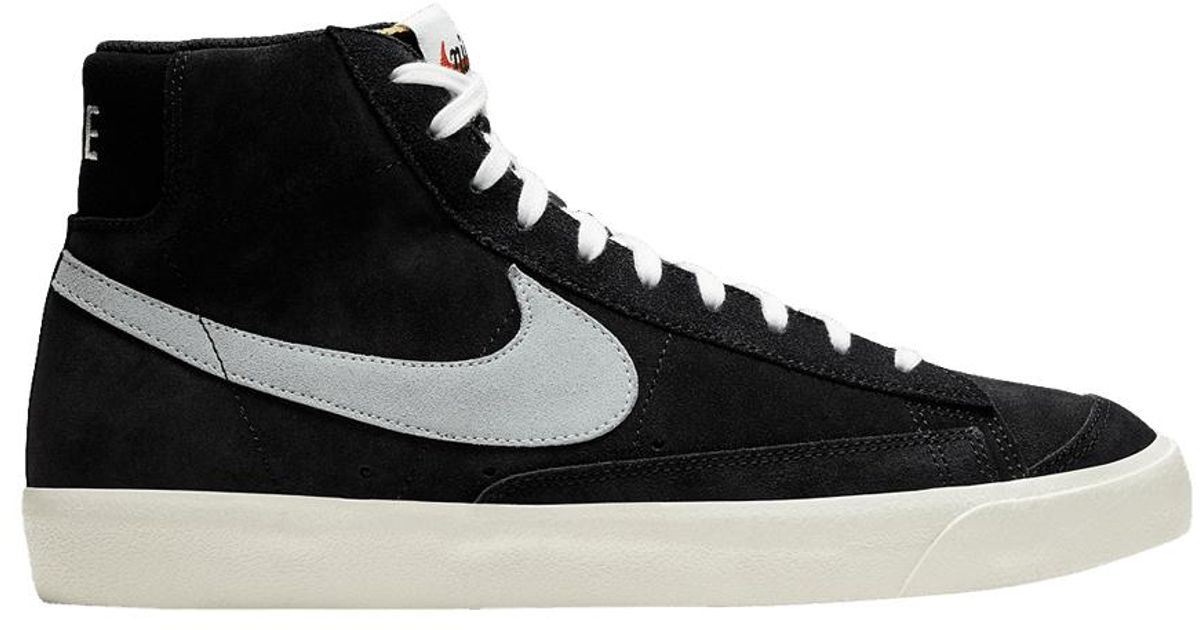 black leather nike blazer mid 77