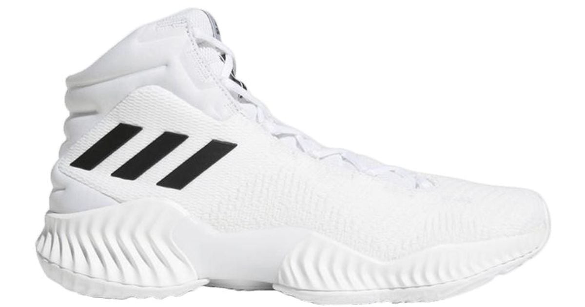 adidas Originals Pro Bounce 2018 Basketball Shoe in White/Black/Crystal ...