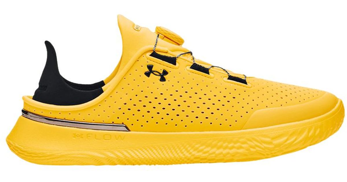 Under Armour Slipspeed 'taxi Black' in Yellow for Men Lyst