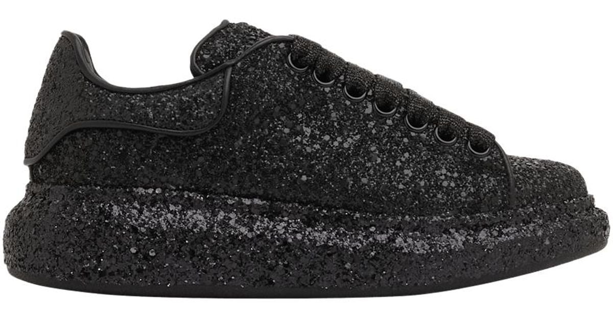 sparkly black alexander mcqueen's