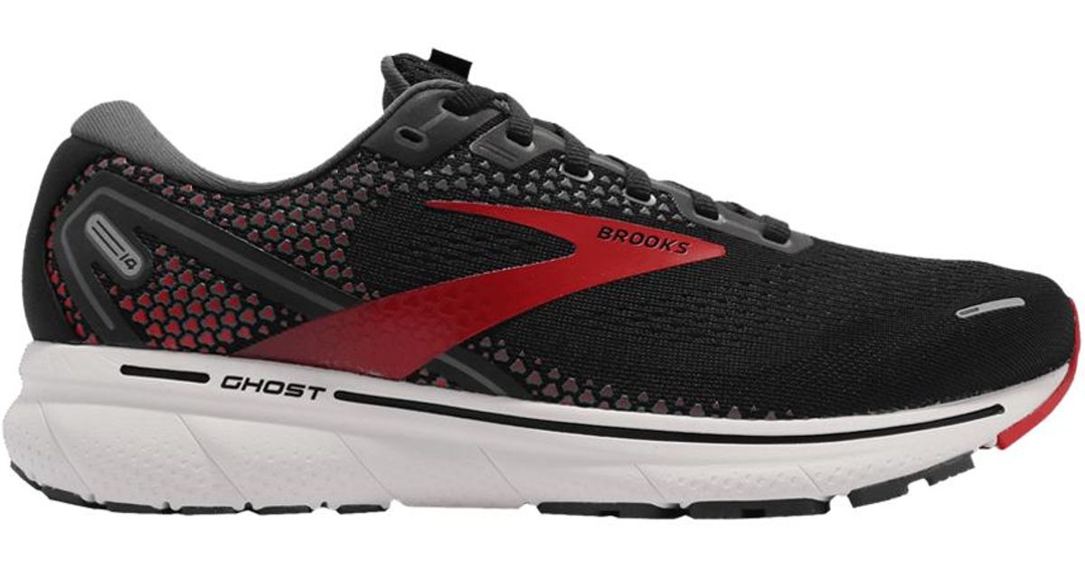 Brooks Ghost 14 2e Wide 'black Red' for Men Lyst