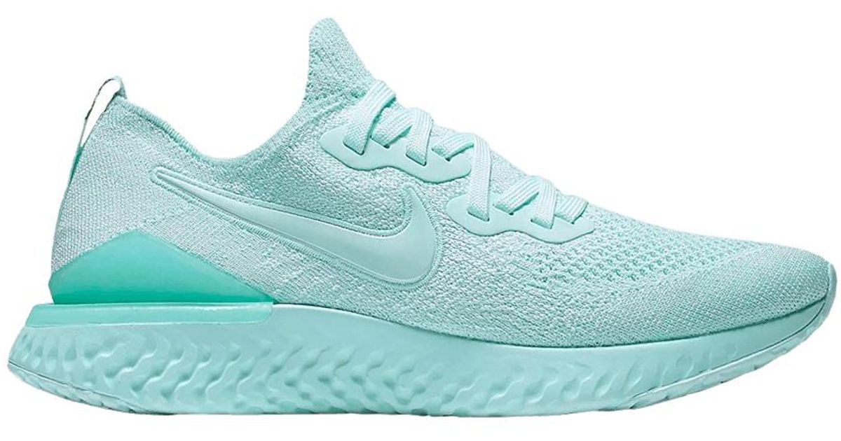nike epic react flyknit pure platinum celestial teal