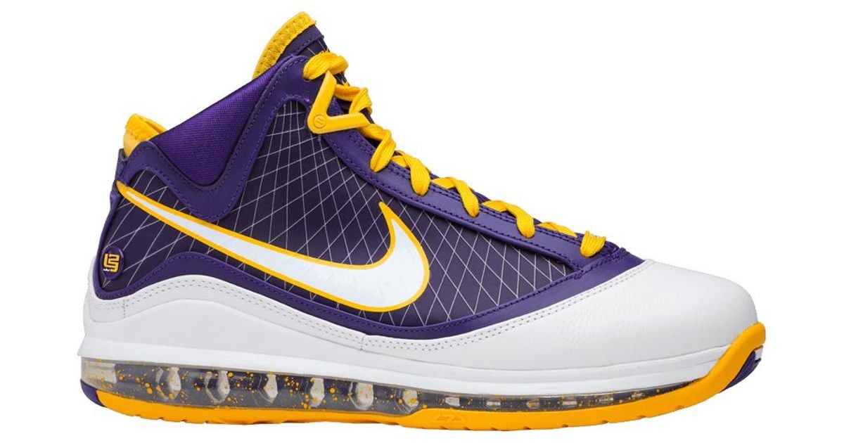 lebrons purple and white